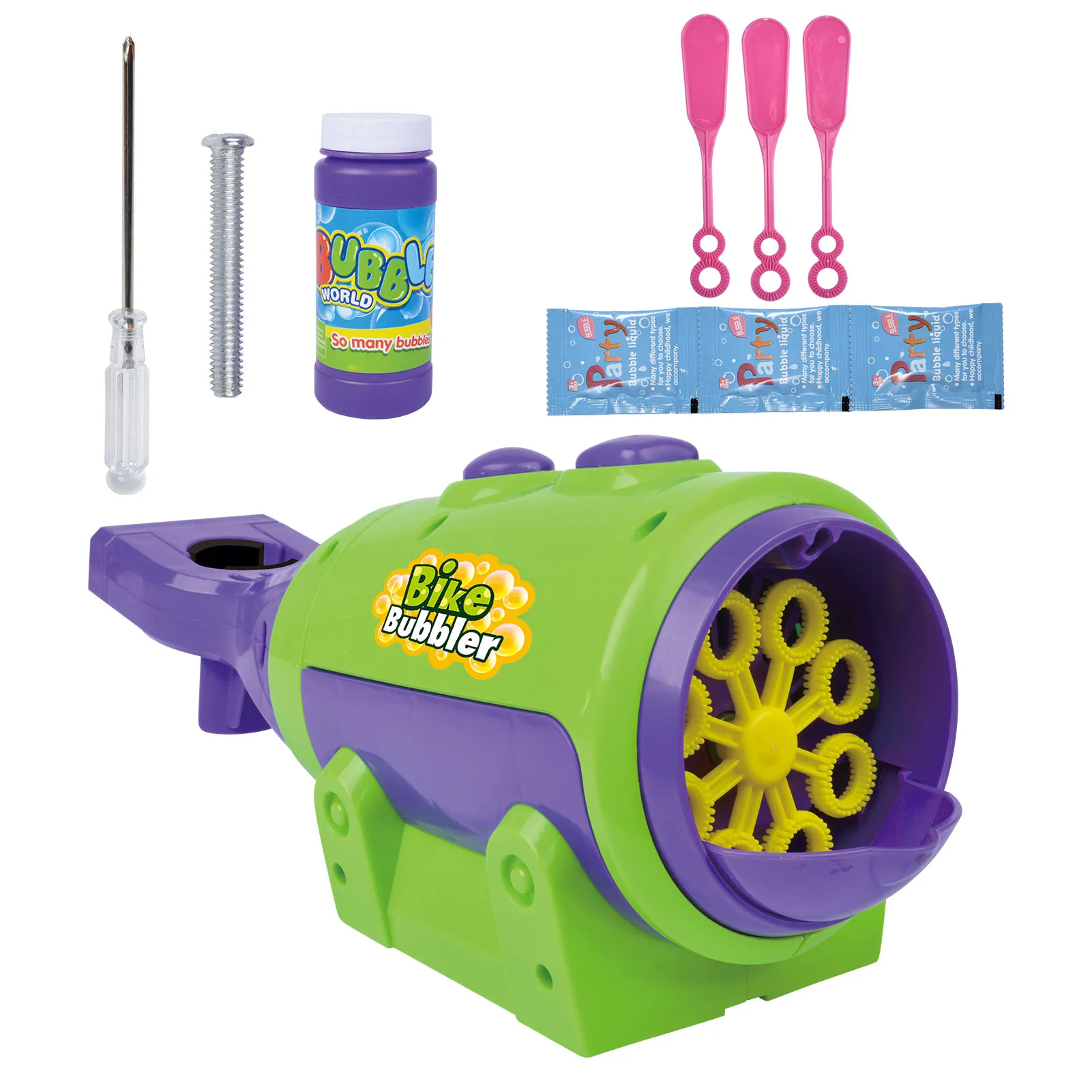 

Automatic Bubble Machine Blower Maker Bubble Blower Set Fun Bike Bubbler Outdoor Toys For Toddlers