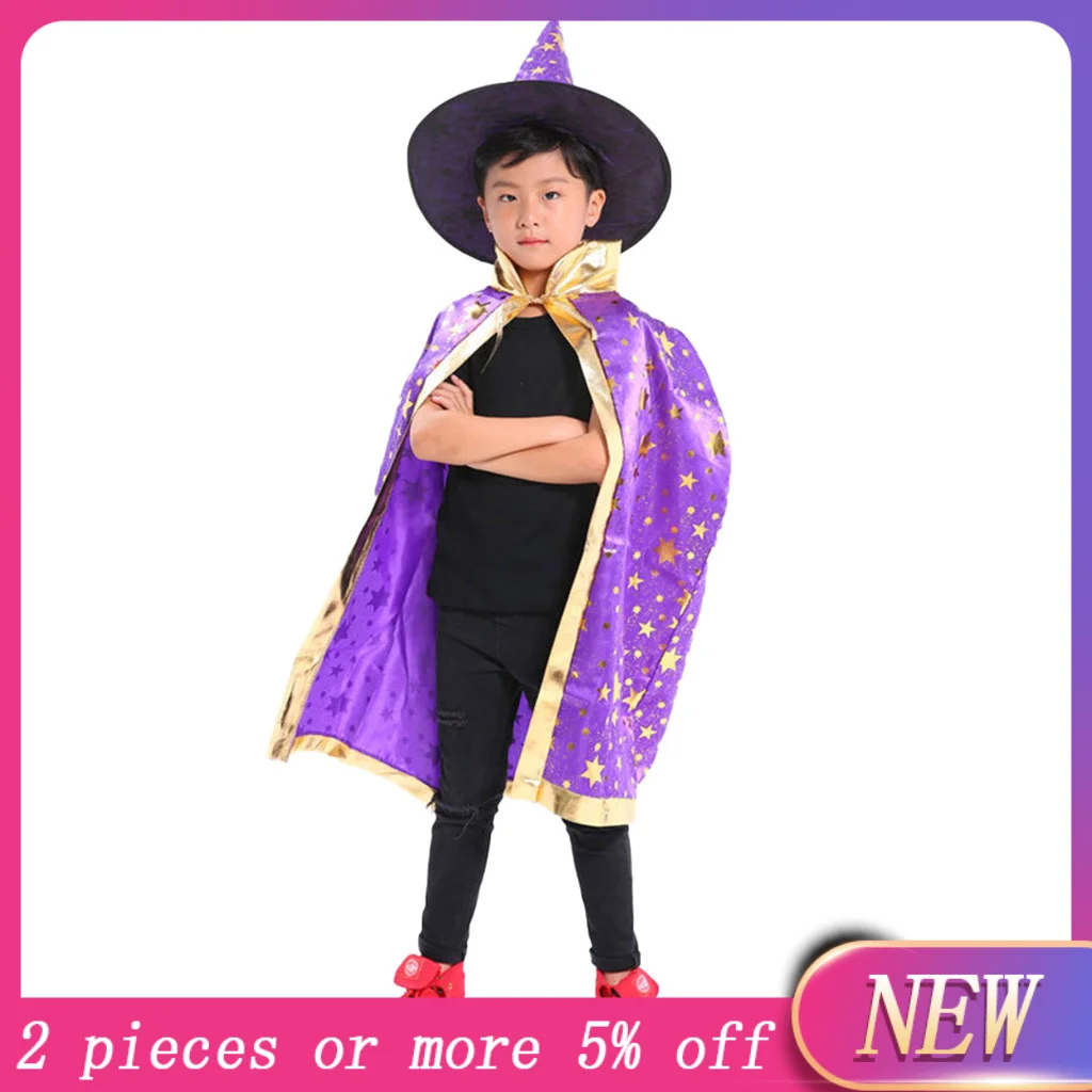 Новинка 2020 года сезон весна зима Детский костюм для ролевых игр на Хэллоуин плащ