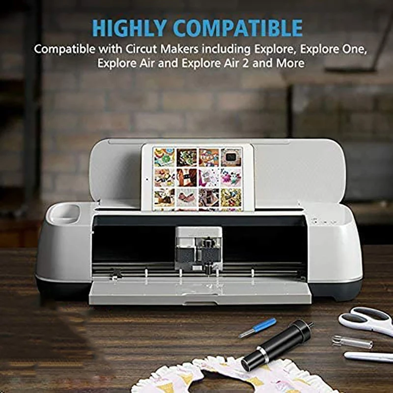 

Deep Cut Blades with Blade Housing,30/45/60 Degree Deep Point Replacement Blades Kit,for Cricut Explore,Explore Air 2