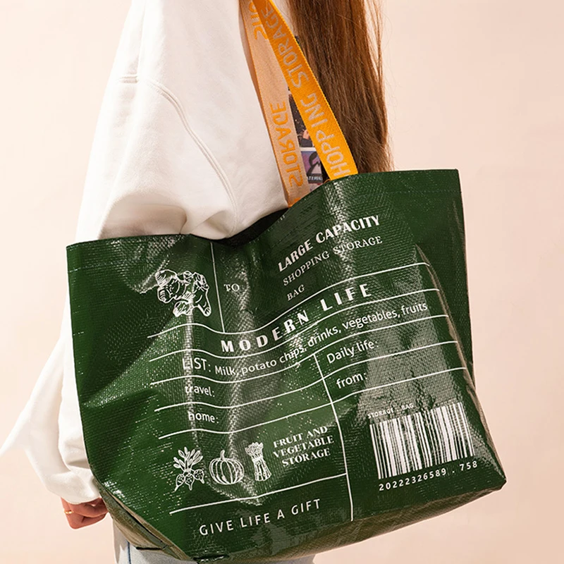 

Fashion Storage Bags Hand Painted Cheap Women's Bags Environmentally Friendly and Portable Travel Suitcase Beach Bag Shoppers