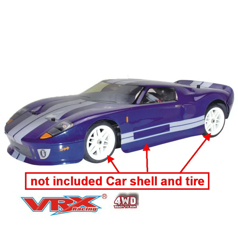 VRX Racing RH1026 комплект 1/10 масштаб 4WD Электрический RC автомобиль без электроники не