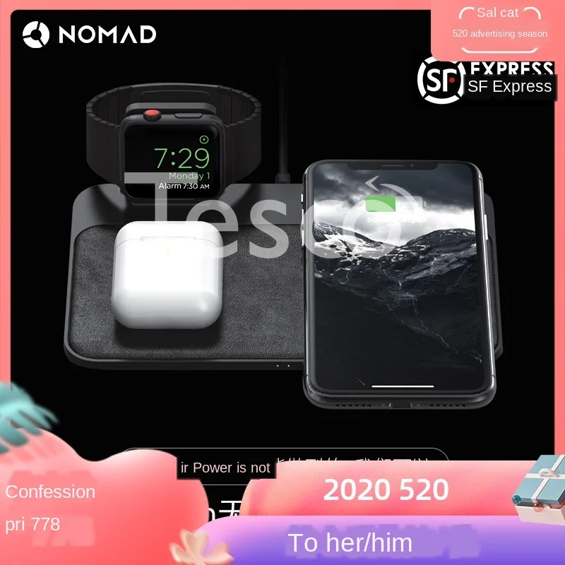 Apple iPhone 11 Pro max Беспроводное зарядное устройство iwatch5 watch airpods2AirPower быстрая пробивая