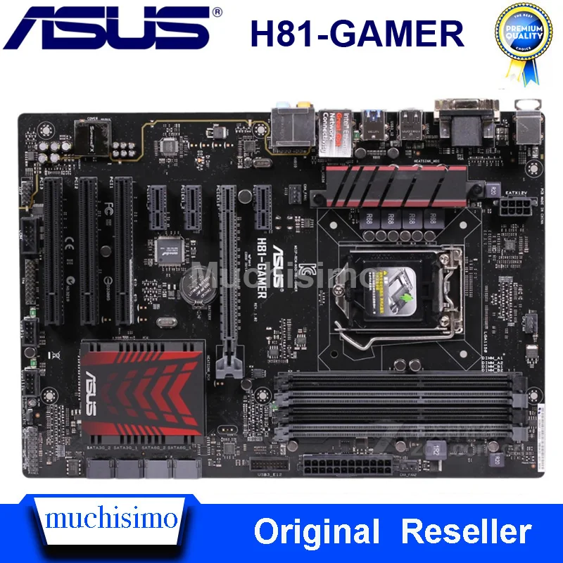   Asus H81-GAMER, LGA 1150 Core i7/i5/i3 DDR3 16  Intel H81 PCI-E 2, 0 ,    Asus H81   1150 /