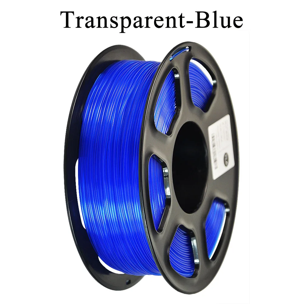 10 шт 1 кг 2.2LB 1,75 мм PLA 3D-принтеры нити для 3D-принтеры рисунок 3d-ручка MakerBot RepRap, для домашнего использования, по ограничению на использование опасных материалов в производстве - Цвет: Transparent-Blue PLA