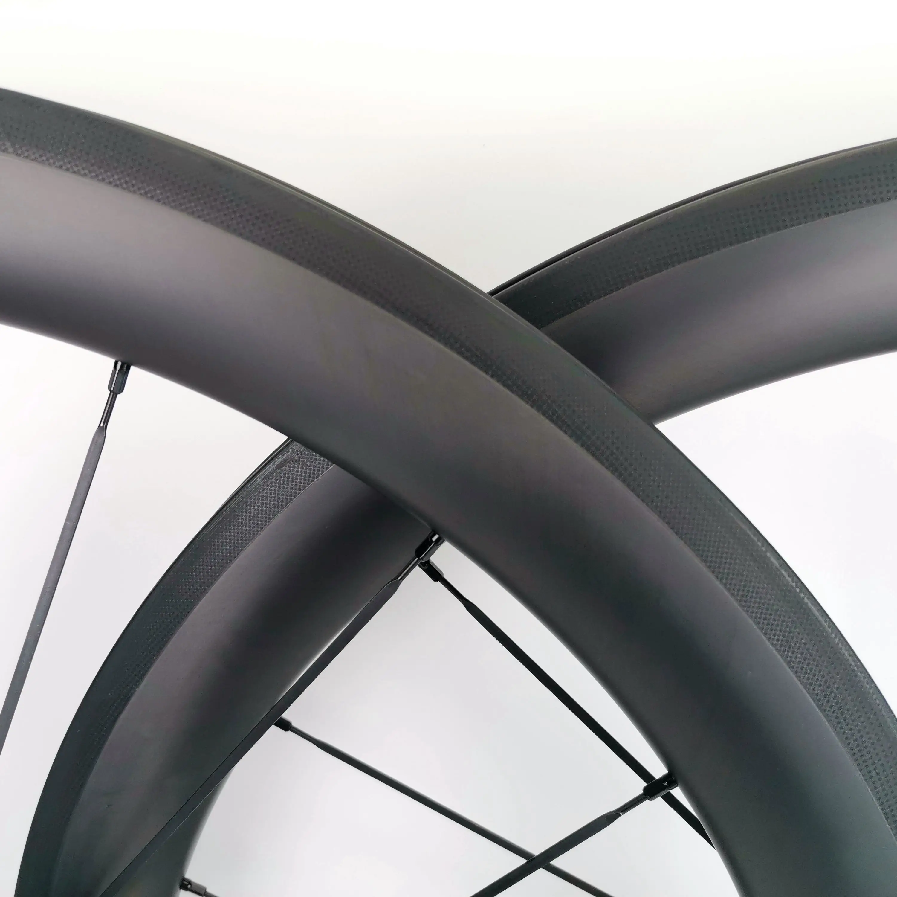 

700C 50mm depth 25mm width Road carbon wheels clincher/tubular carbon wheelset with Powerway R36 hubs ,UD matte finish