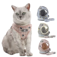 small medium dog harness reflective breathable chest plaid strap teddy bichon clothes dog chain leash printed vest pet supplies