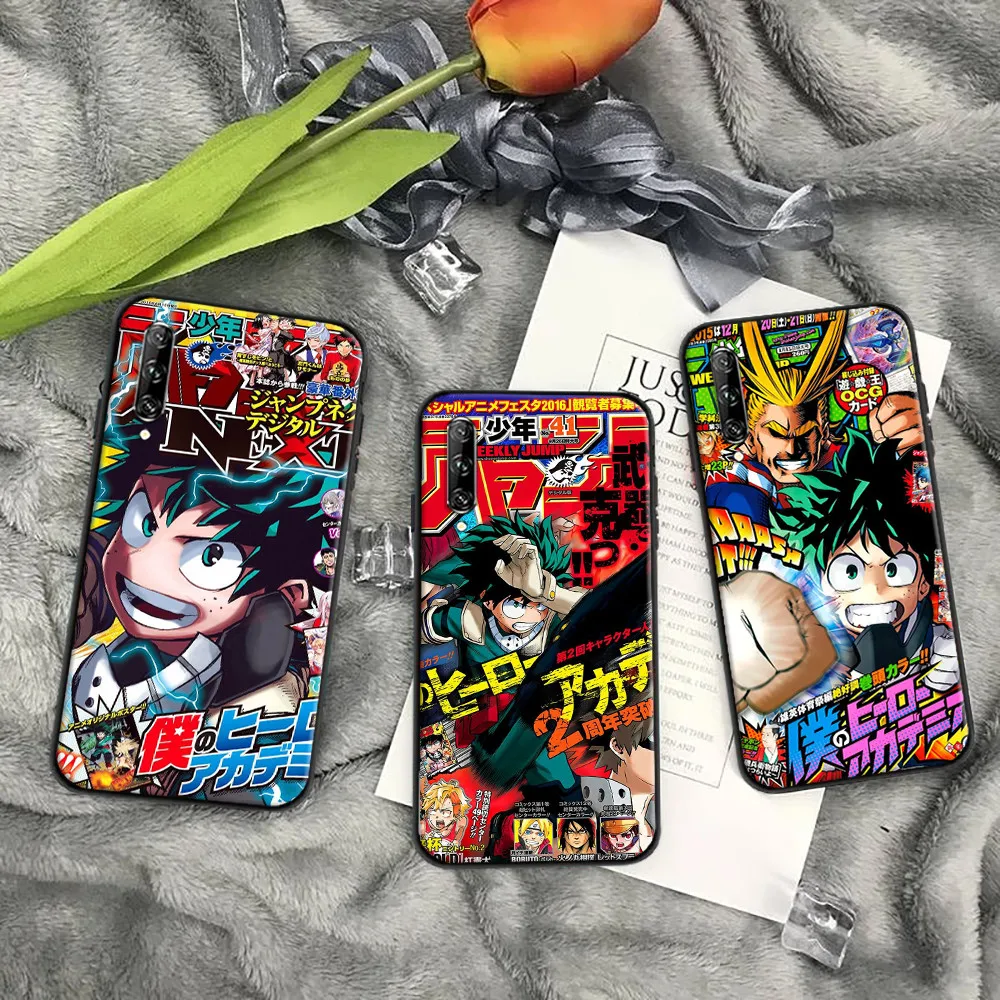 

My Hero Academia Phone Case For Huawei P Smart Z 2019 2021 P20 P30 P40 Lite Pro Plus Funda Carcasa Soft TPU Cases Back Cover