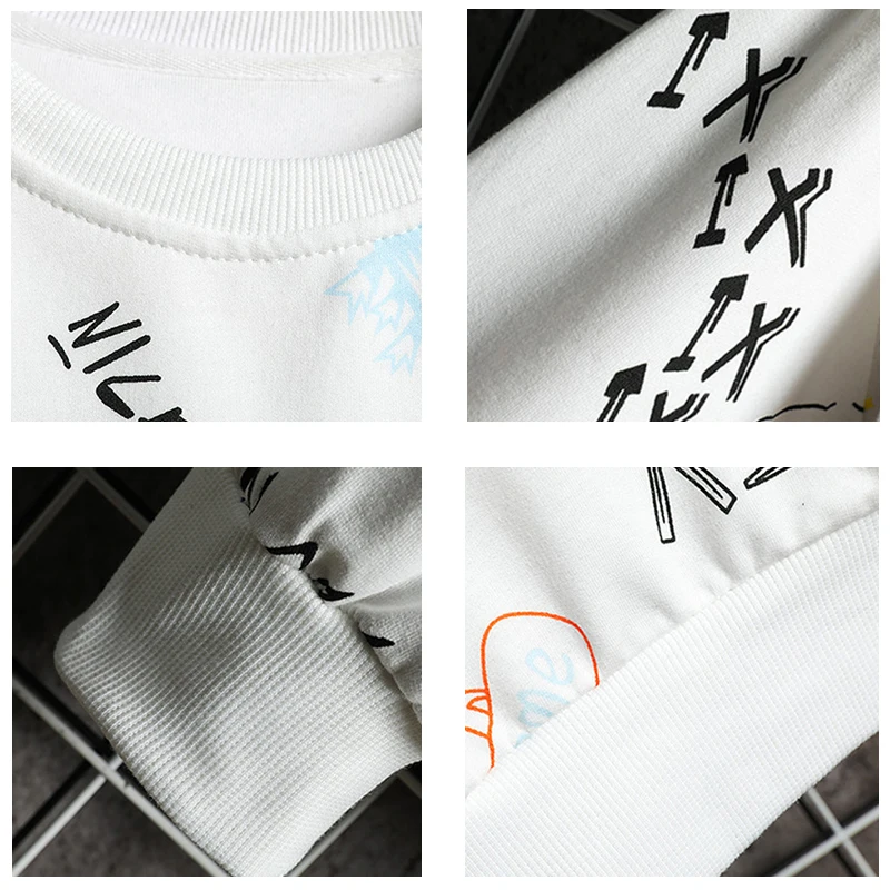 

CHAIFENKO Fashion Brand Men Hoodies Sweatshirts 2020 Spring Autumn Printing Men Sweatshirts Pullover Hip Hop Streetwear Hoodies