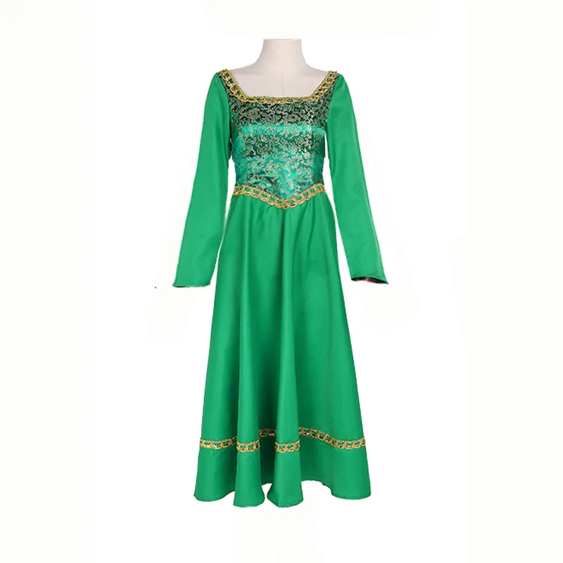 Костюм принцессы Фиона косплей платье для Хэллоуина маскарадный костюм на заказ