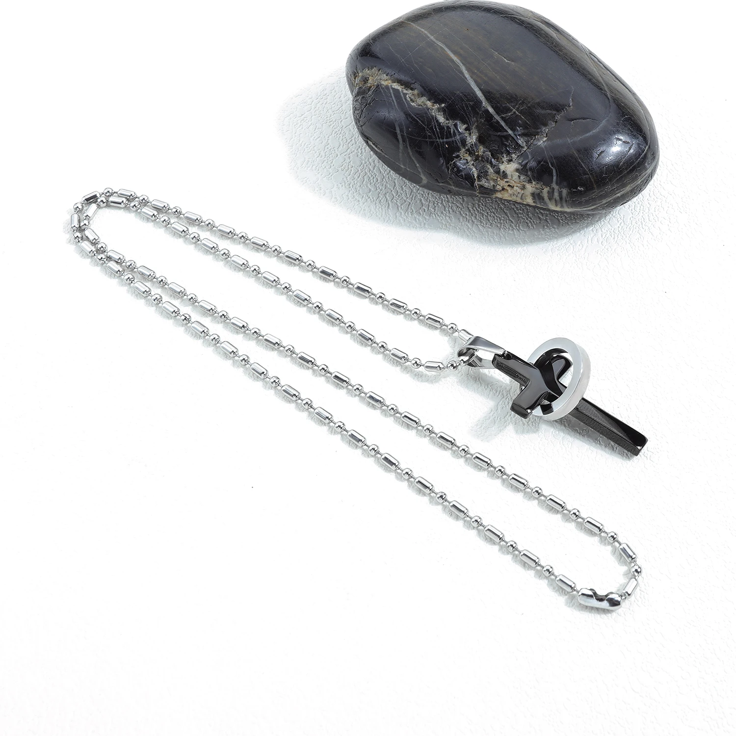 Классическое ожерелье с подвеской крестом для мужчин и женщин цепочка из