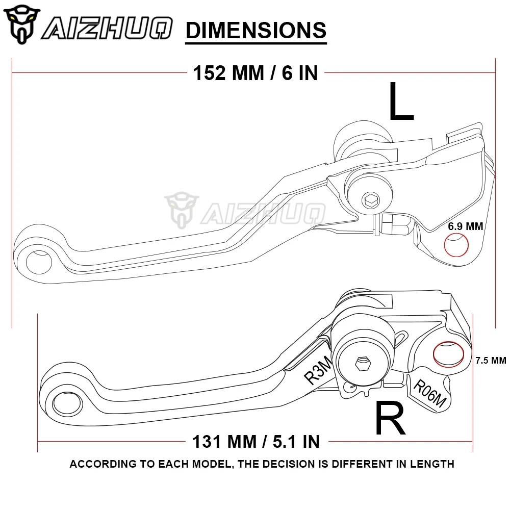 Рычаги поворотного тормоза CNC для мотоциклов HUSQVARNA CR WR 125 300 CR125 CR300 WR125 WR300 2013 |