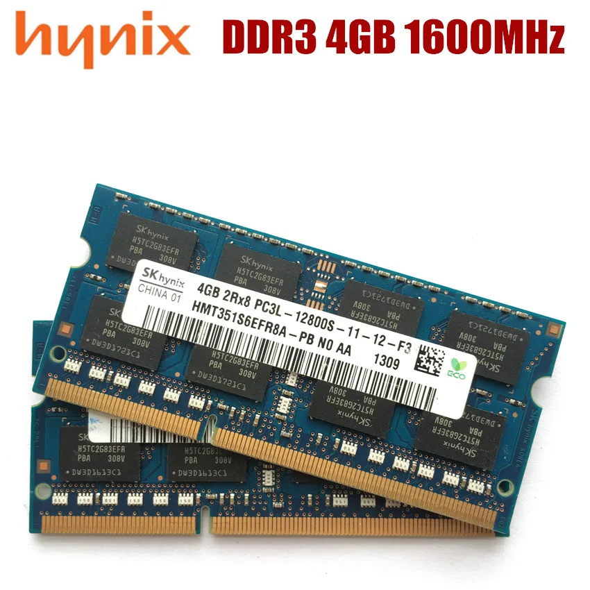 Набор микросхем Hynix 2 ГБ 4 8 PC3L 12800S DDR3 2G 4G 8G 1600 МГц память для ноутбука модуль ОЗУ