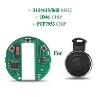 bilchave for bmw mini ooper s one d clubman countryman cabrio remote key circuit board id46 pcf7953 315433868mhz kr55wk49333