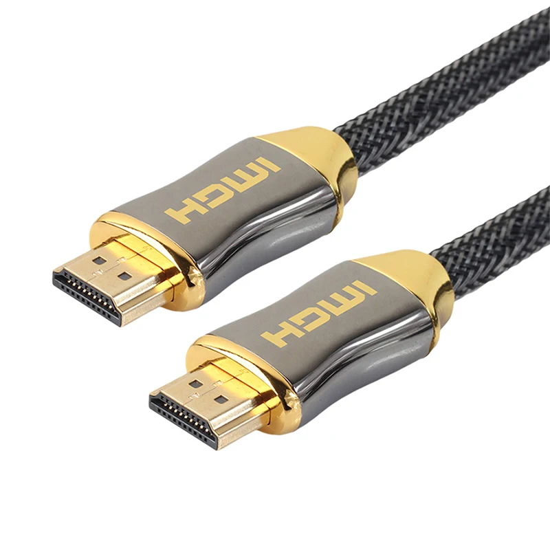 Кабель HDMI-HDMI 4K Кабель-адаптер с позолоченным штекером на штекер 2 0 для проектора HD