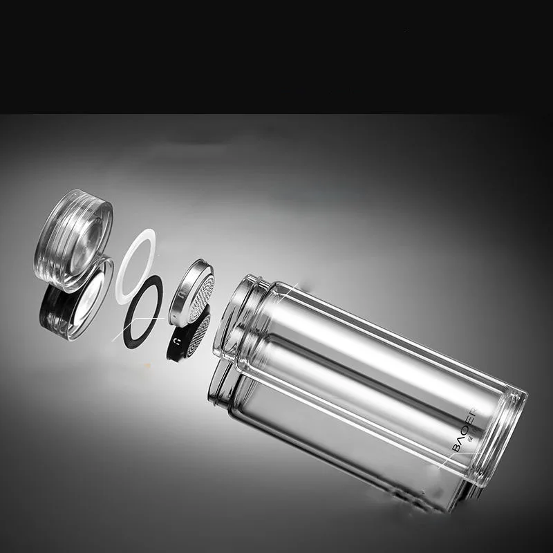 Стеклянная изоляционная термостойкая двойная утолщенная портативная