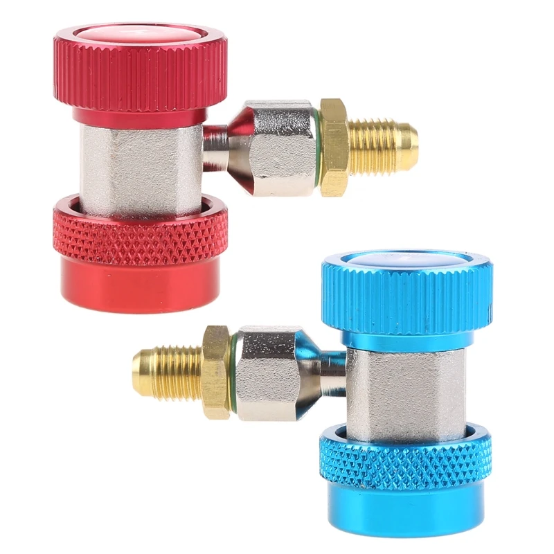 

2Pcs R134A H / L Adapters Quick Coupling Air Conditioner Coolant Adjustable