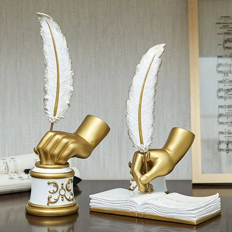 

Home Decoration Ornaments Resin Feather Miniature Model Living Room Office Decoration Furnishings Household Suppliers Artware