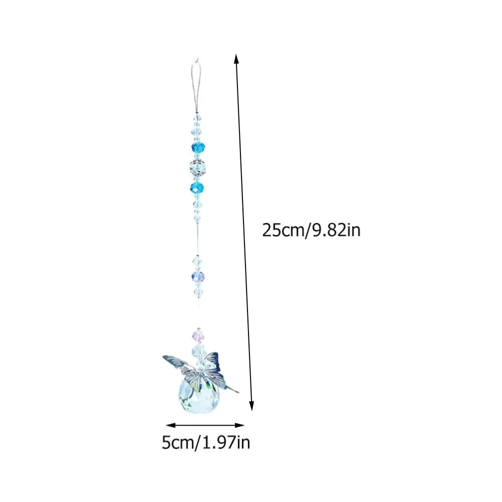 

2Pcs Decorative Lamp Pendants Balcony Glass Pendants Window Pendant Ornaments