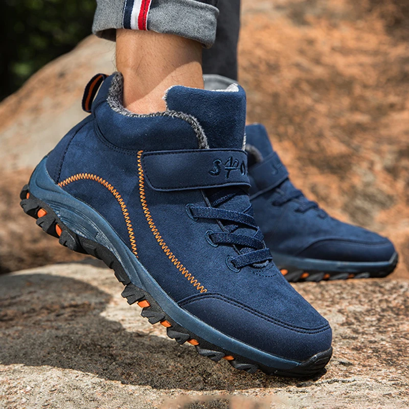 Мужская обувь зимние сапоги для женщин сохраняющие тепло резиновые уличные