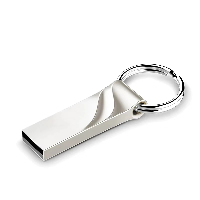 

Metal usb flash drive 64GB 32GB 16GB 8GB 4GB pen drive pendrive waterproof metal silver u disk memoria cel usb stick gift