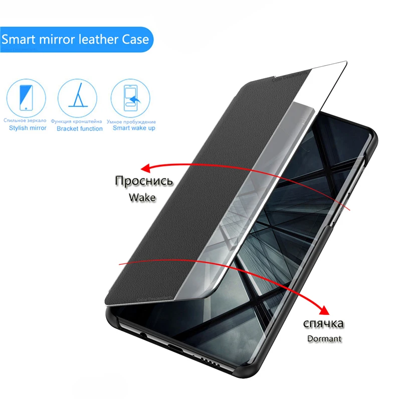 luxury smart side view phone cover for iphone 12 pro max 12 mini 11 pro max xr xs max x xs se 2020 8 7 6 6s plus protective case free global shipping