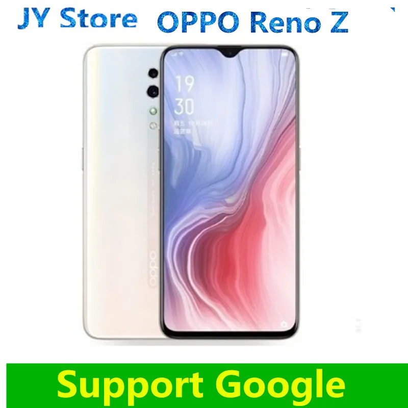 Смартфон Oppo Reno Z Android 9,0 6," ips 2340X1080 6GB ram 256GB rom 48.0MP+ 32.0MP экран отпечатков пальцев