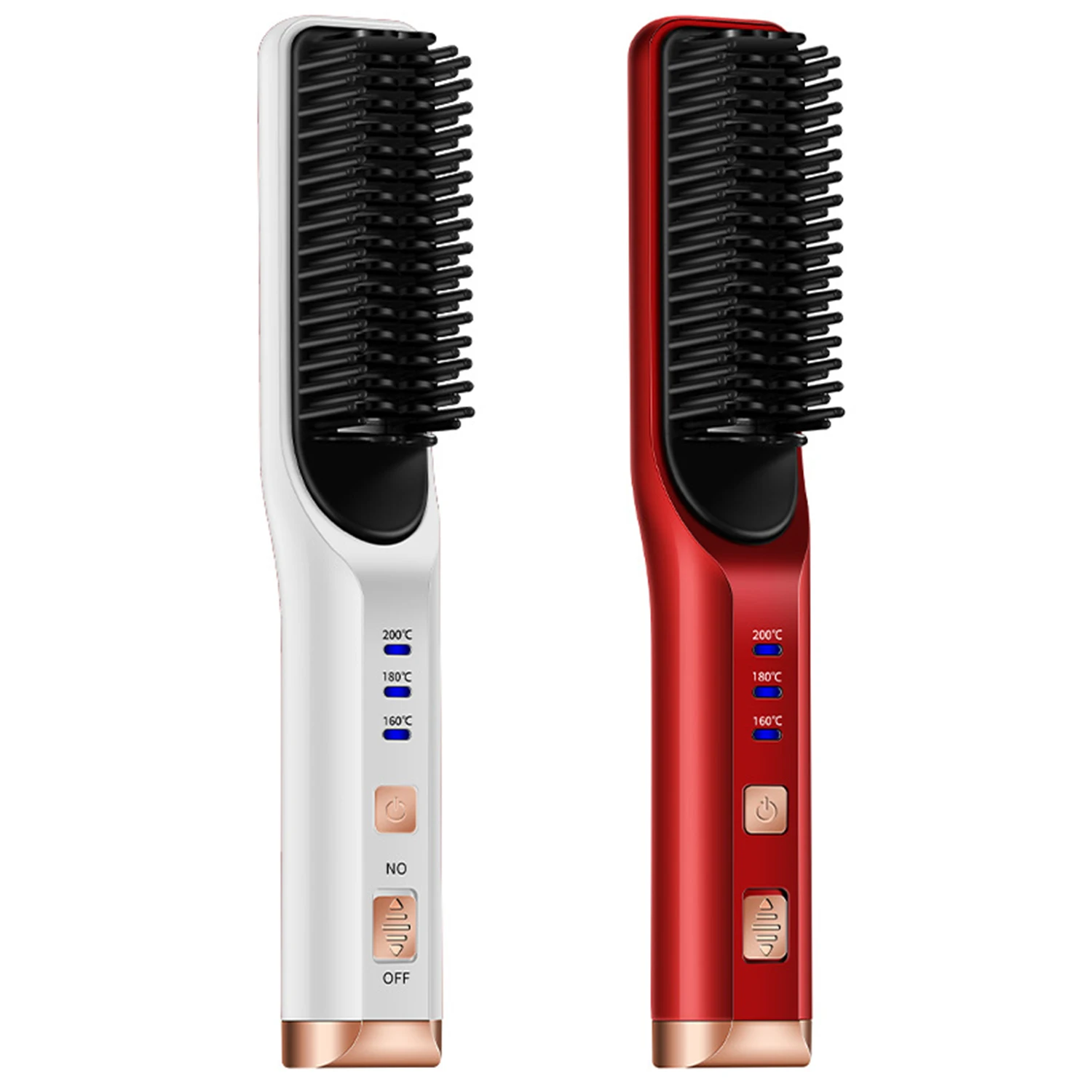 Щетка для волос выпрямитель беспроводной USB бороды стайлер электрическая