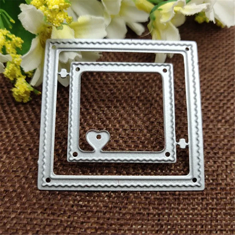 Металлические режущие штампы для скрапбукинга 2 шт.|Вырубные штампы| |