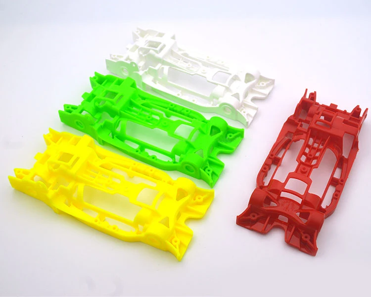 Белый/красный/желтый/зеленый ЧПУ AR шасси 95250 бег назад запасные части для Tamiya Mini 4WD