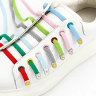 1 пара, эластичные шнурки для кроссовок, без завязывания, 24 цвета