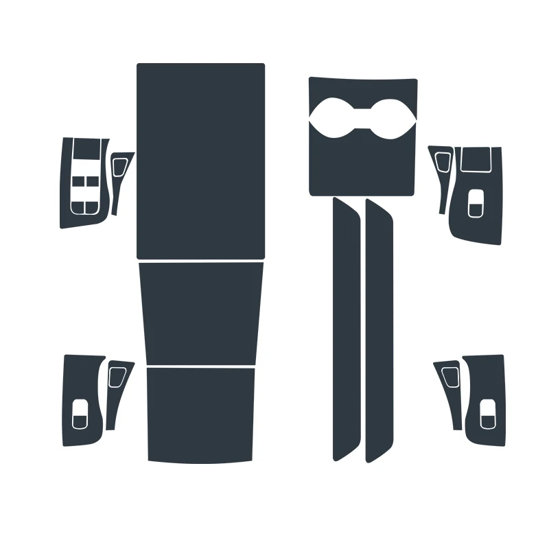 

Lsrtw2017 TPU Car Interior Protective Film gear gps navigation screen Sticker for Tesla Model 3 X S 2016 2017 2018 2019 2020