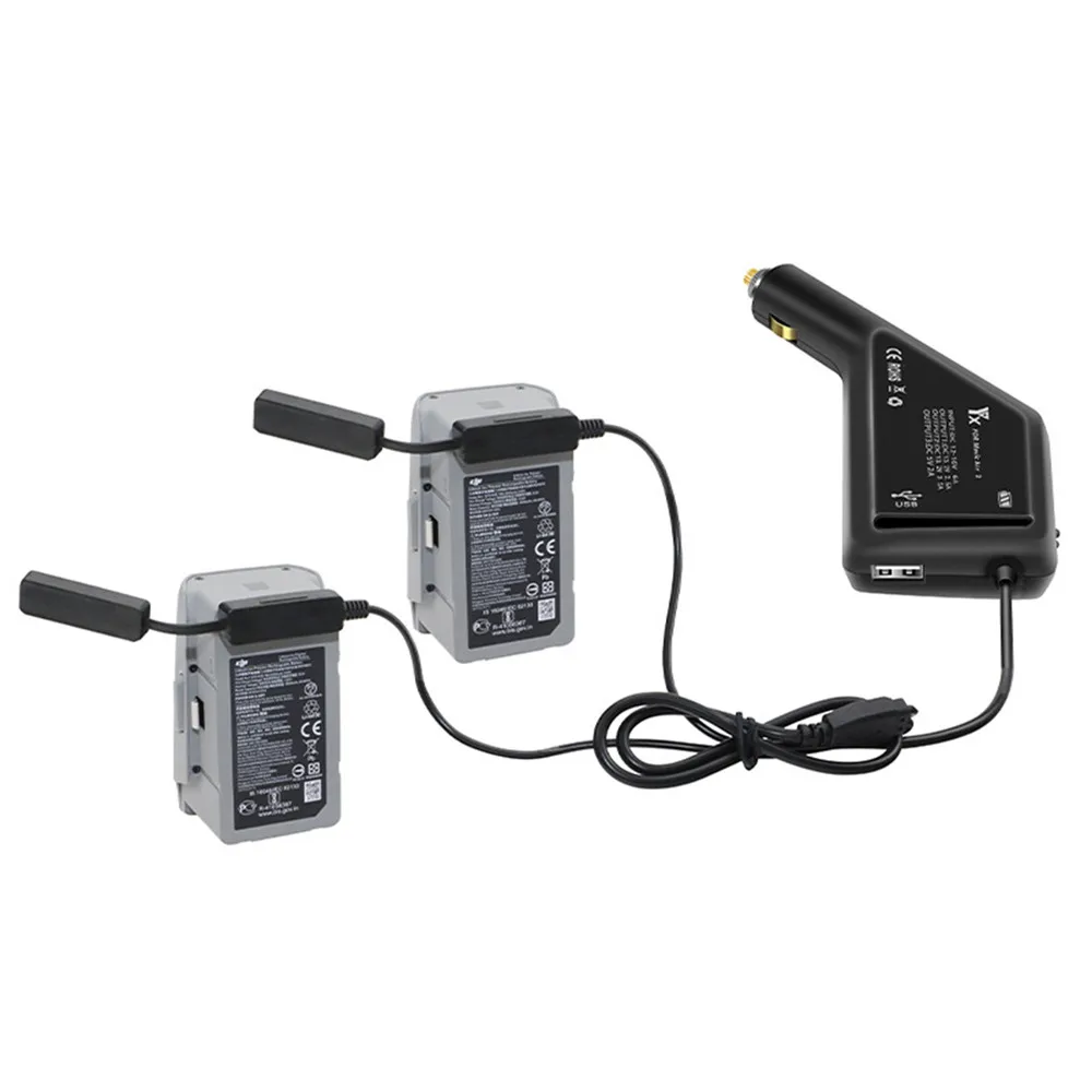 Для DJI Mavic AIR 2 портативное автомобильное зарядное устройство две батареи и пульт