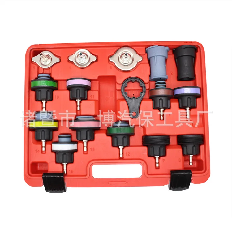 

18 pieces of water tank leak detector, automobile water tank pressure gauge, water tank detector, water tank detection tool