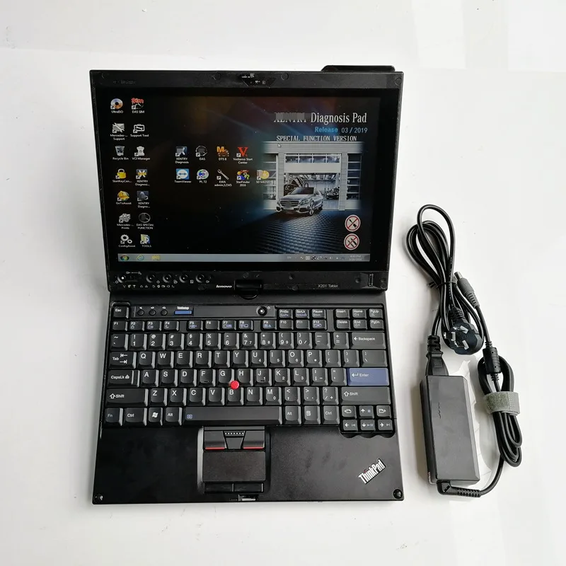 MB STAR C5 SD подключения компактный 5 новейшее программное обеспечение Das DTS Monaco HHT WIS используется ноутбук X201T I7 процессор 4G для Mercedes диагностический инструмент