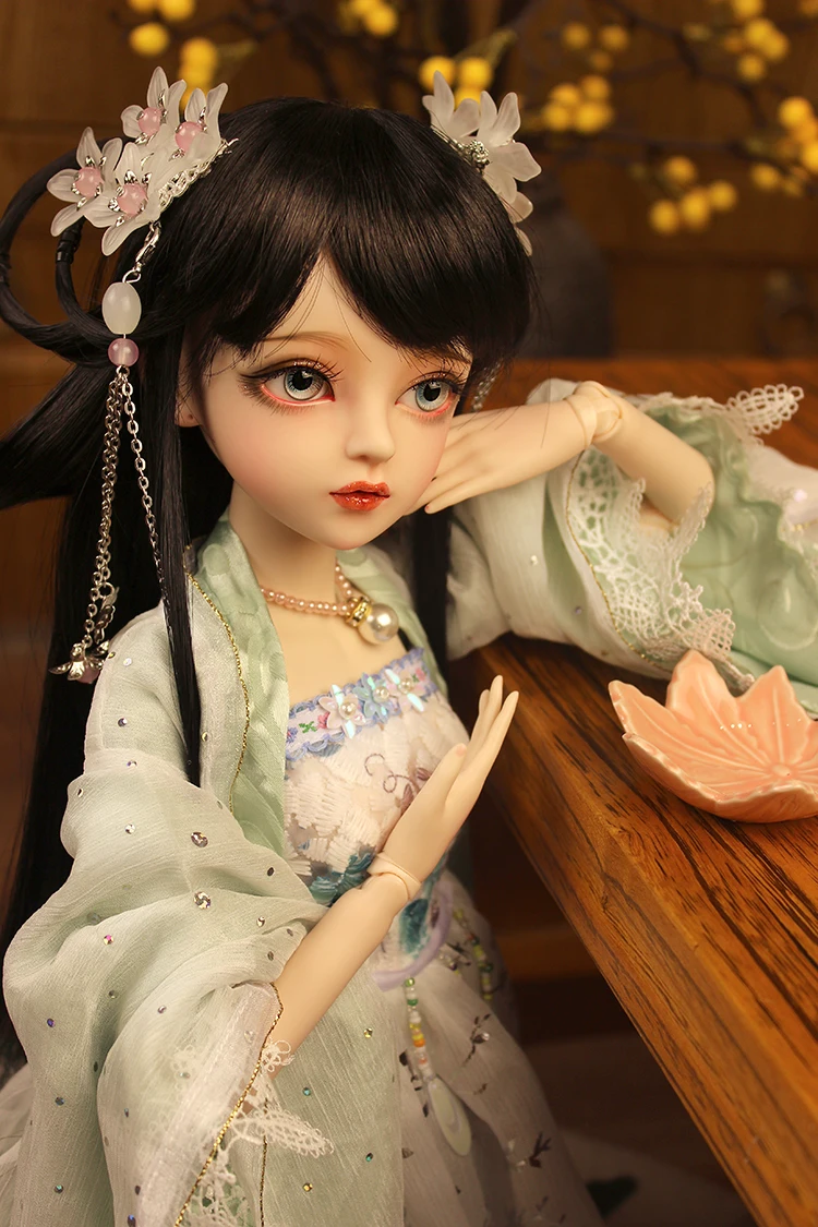 60 см bjd/sd кукла подарки для девочки китайский стиль кукла с одеждой черные волосы Свободные Глаза DIY Кукла День Святого Валентина/подарок на день рождения для детей