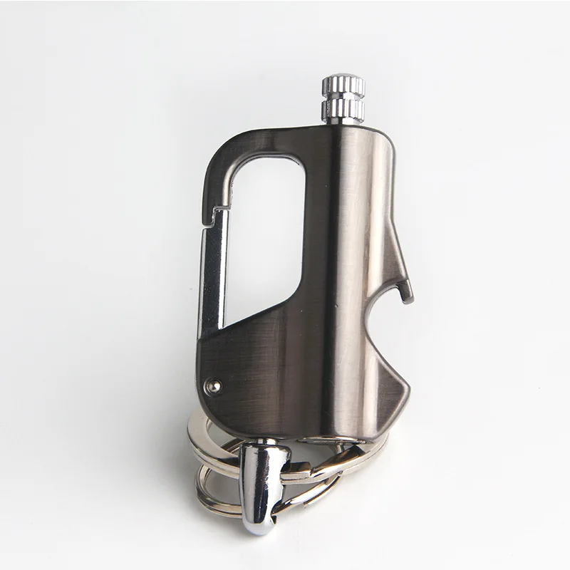 

Creative Keychain with Bottle Opener Million Matches Kerosene Lighter Smoking Outdoor Waterproof Survival Cigarette Isqueiros