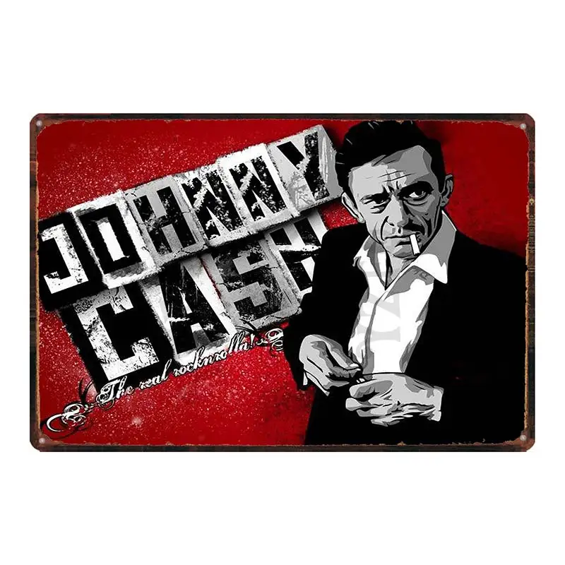 

YZFQ Movie Star Metal Tin Sign Metal Plaque Iron Painting Wall Bar Cafe Shop Home Art Craft Cinema Decor 30X20CM DU-6661A
