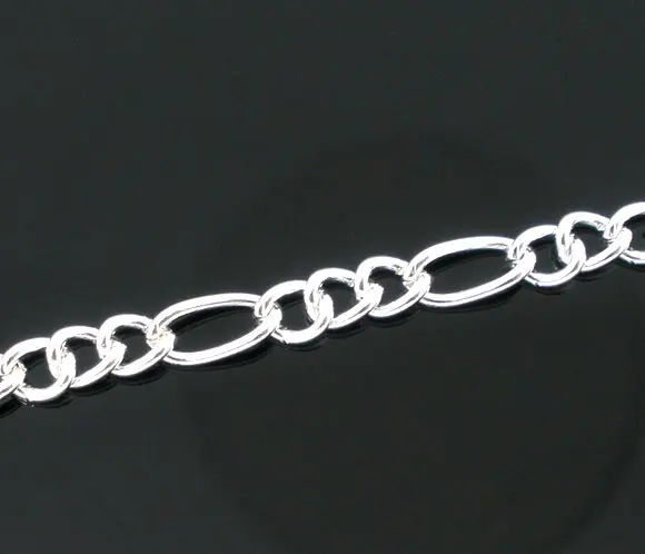 

DoreenBeads 10 м, серебряный цвет, звено открытые цепи, фурнитура (B07878), yiwu