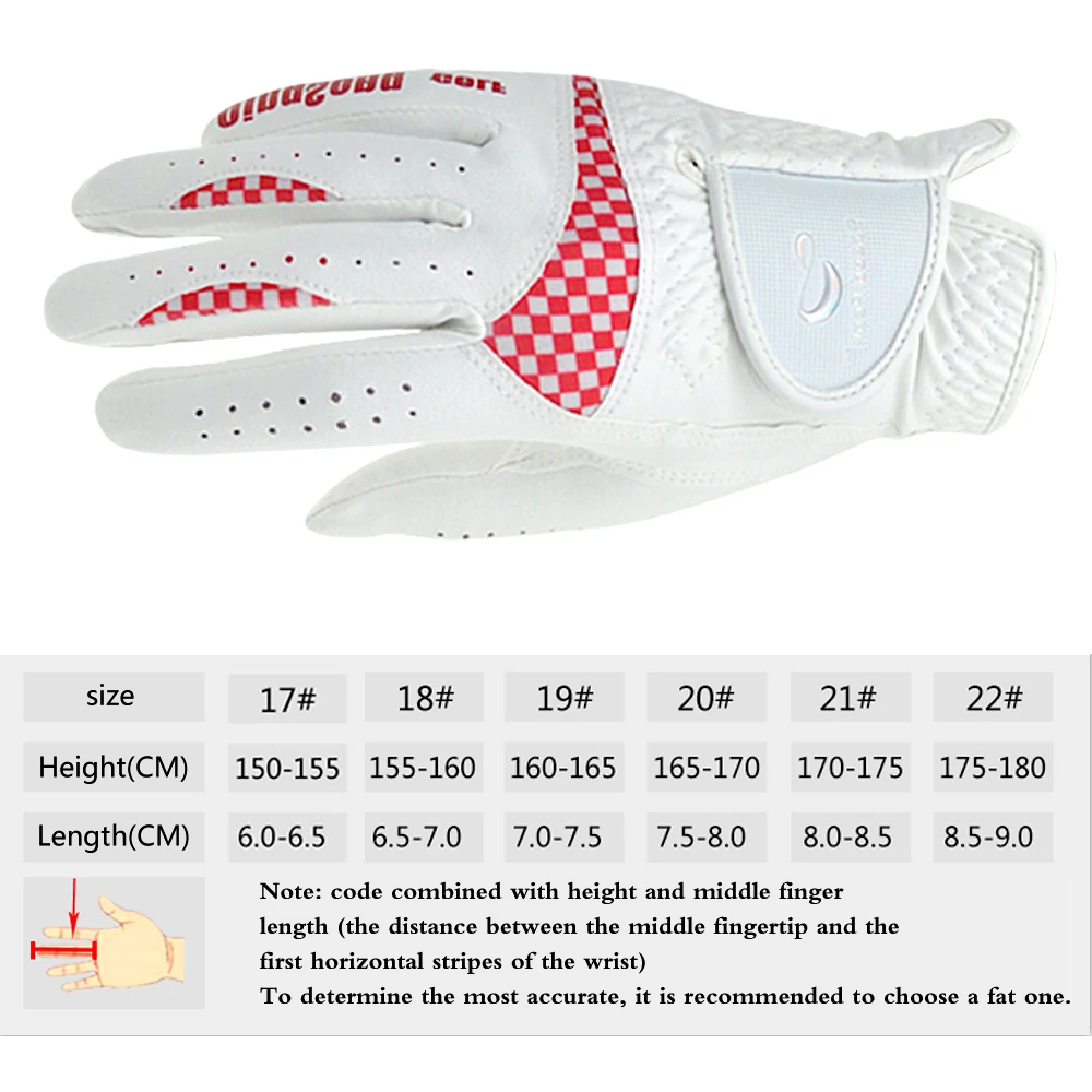 1 пара женские перчатки для гольфа из микрофибры | Спорт и развлечения