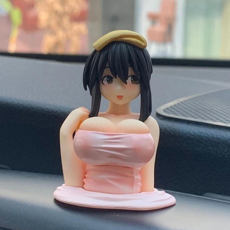 

Desktop Decorations Widget Sexy Anime Chest Shaking Interior Car Dashboard Ornament for Girls Boys Home Decor Gifts Kanako