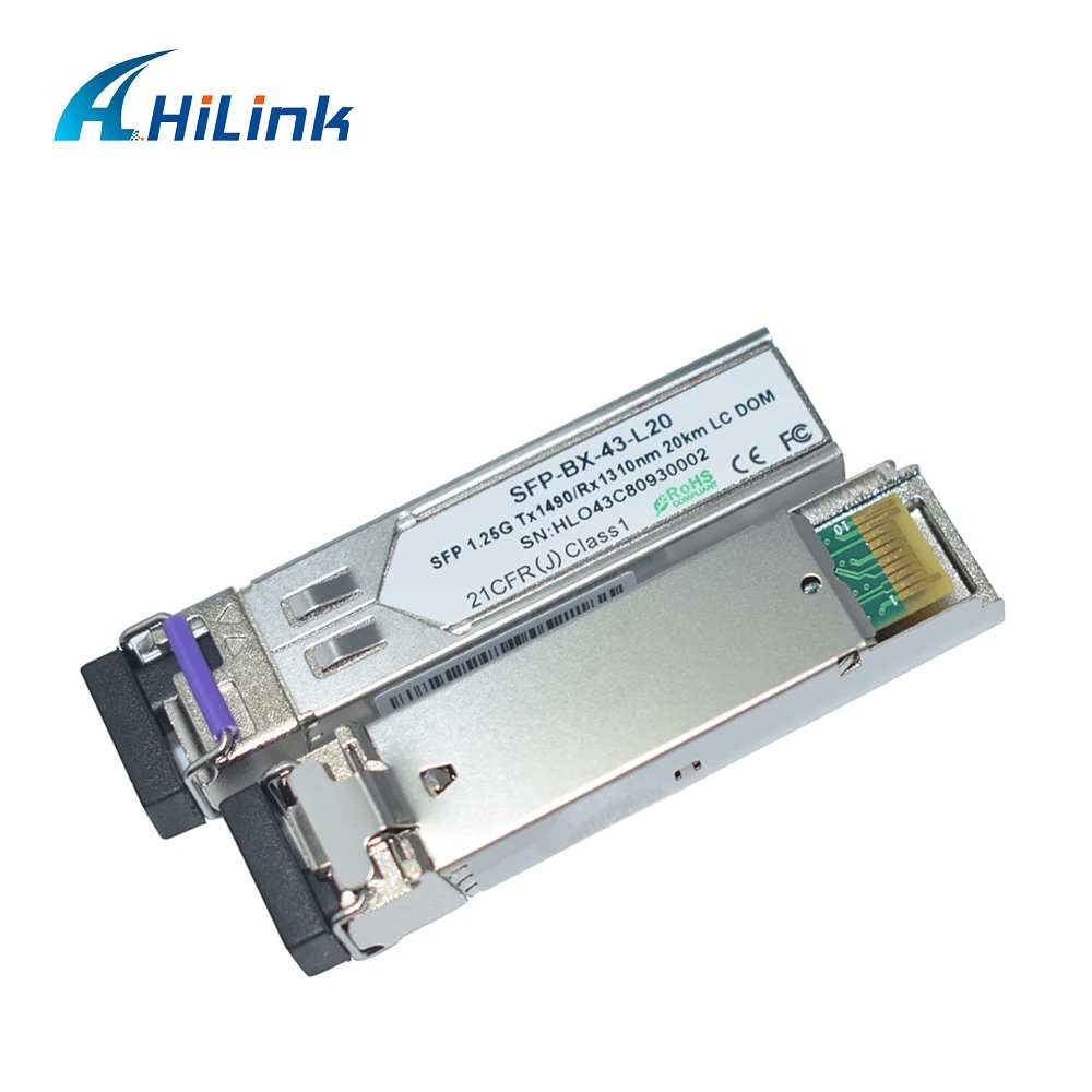 Free shipping! Fiber Optical Transceiver/Module 1.25G SFP BiDi 20km 1310/1490nm LC Bidi | Мобильные телефоны и аксессуары