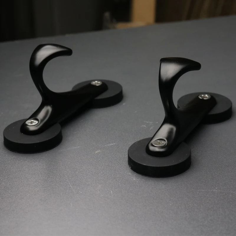 2 шт. магнитный крючок N52 черный/серебристый | Обустройство дома