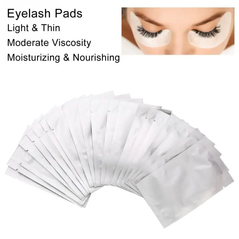 20 Pairs Eyelash Pads Lashes Extension Eyepads Grafting Eye Patches Stickers | Красота и здоровье