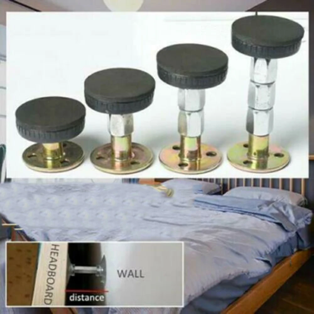 Uk Adjustable Threaded Bed Frame Anti-shake Tool Telescopic Support Wall Bracket | Обустройство дома