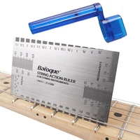 string gauge action ruler guide setup measuring luthier free string winder for electric guitar bass string instruments
