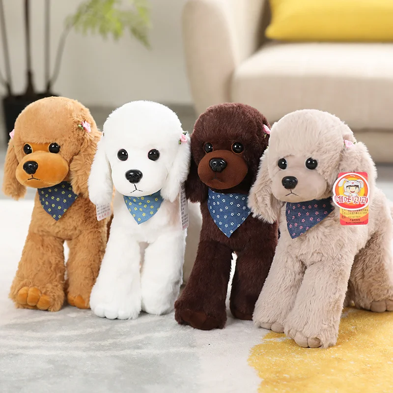 

Simulation Teddy Dog Cute Dress Up Cure Bedside Doll Sleep Bring Birthday Gift For Girlfriend Plush Soft Creative Moving soft so