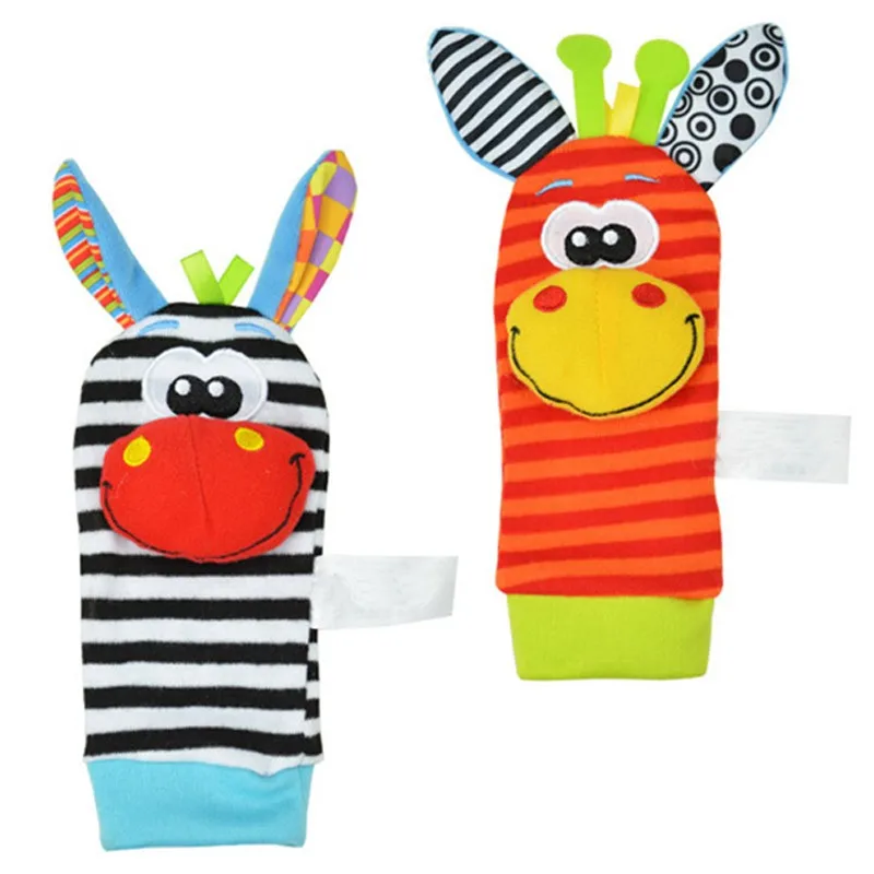 Погремушки для малышей 0 12 месяцев Мультяшные детские игрушки новорожденных