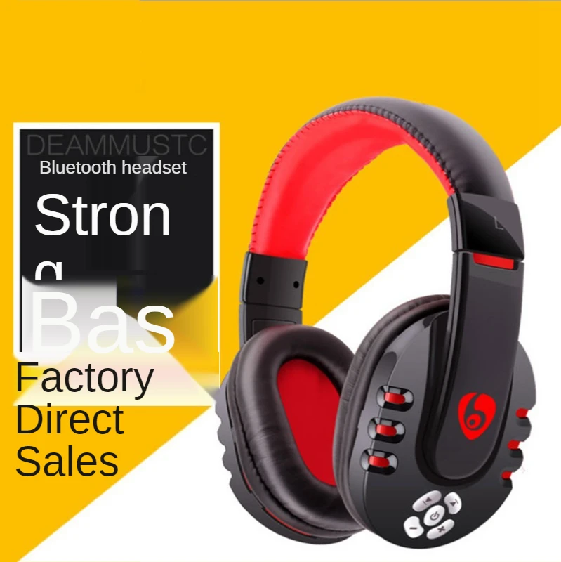 

Wireless headphones Head-mounted bluetooth headset super heavy bass true stereo gamer gaming headset earphones