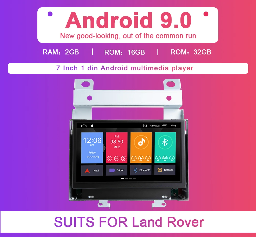 DSP ips экран 2 din Android 9 автомобильный радио мультимедиа для Land Rover freelander 2 2007-2012 с DVD gps навигацией стерео WiFi BT