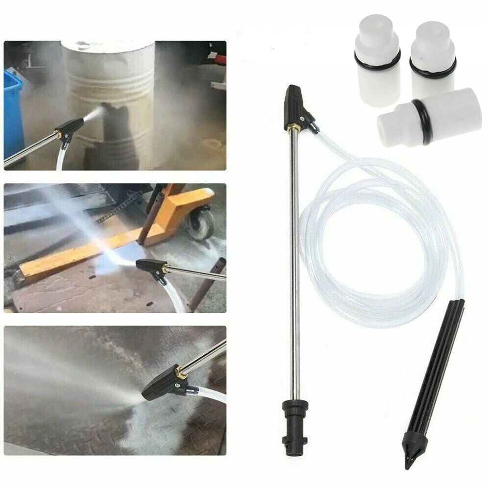 Sand Wet Blasting Blaster Pressure Washer Kit For Karcher K-Series Spare Parts High Nozzle Tube 2020 New | Дом и сад